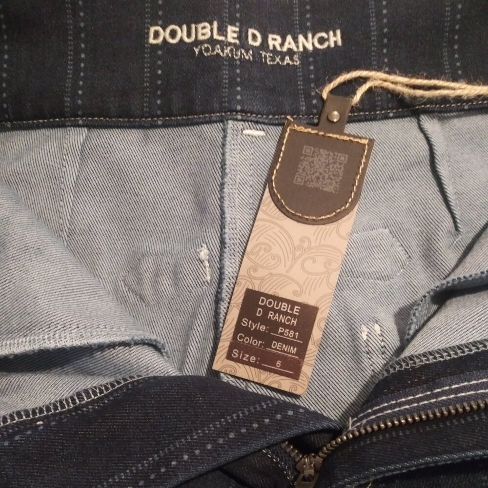 Double D Ranch high waist crop trouser jeans NWT